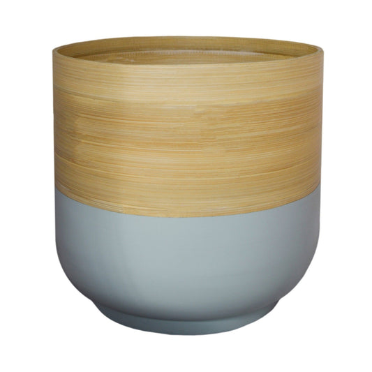 Bamboo Planter Grey Ivyline