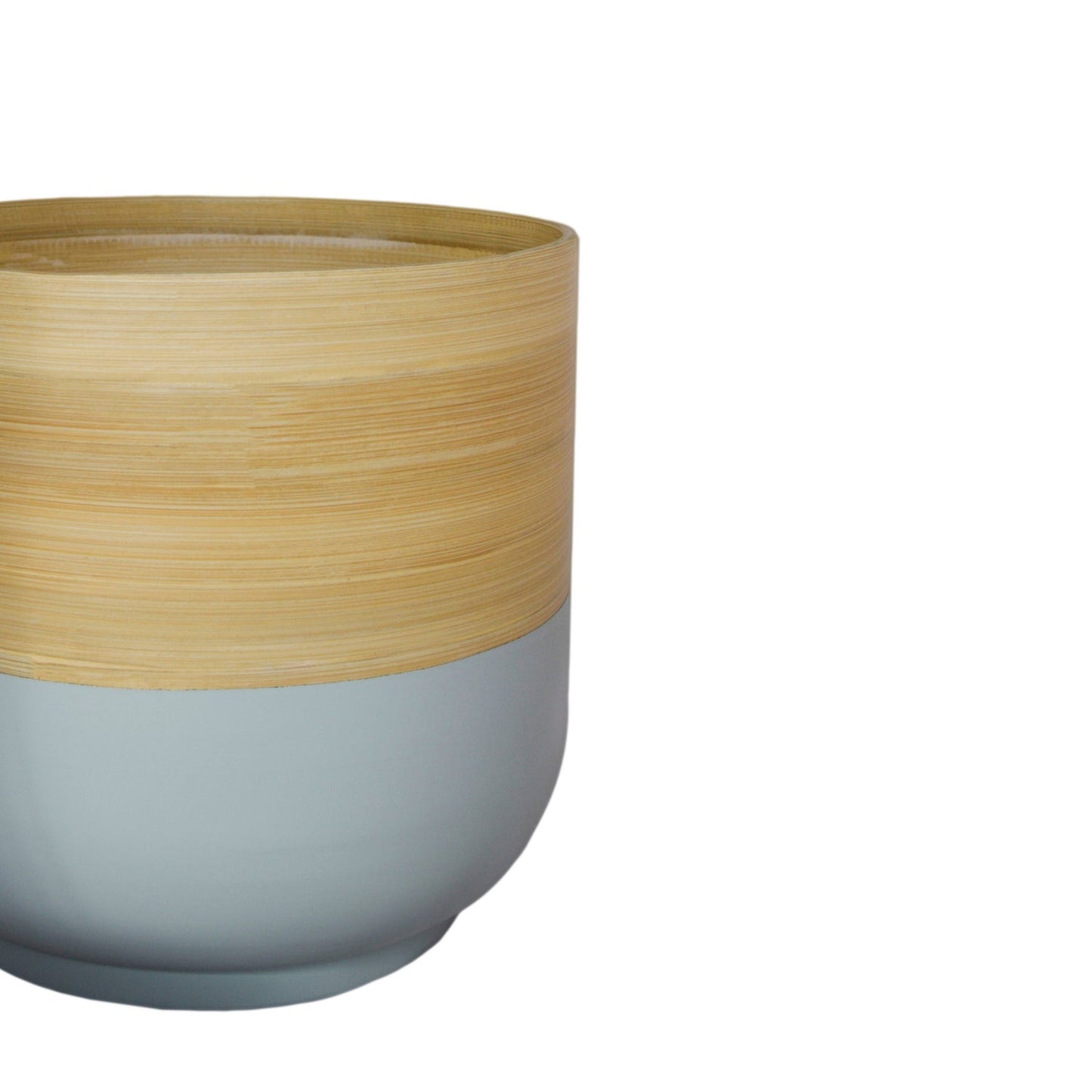 Bamboo Planter Grey Ivyline